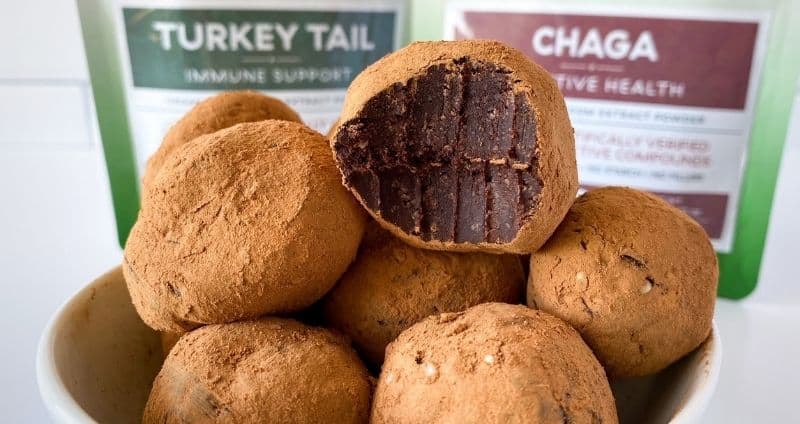 Sexy Mushroom Chocolate Truffles